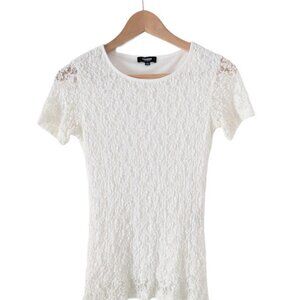 Premise Studio Lacy Short Sleeve Top
